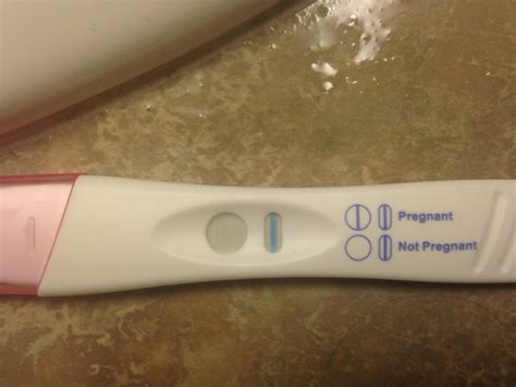 faint line on pregnancy test